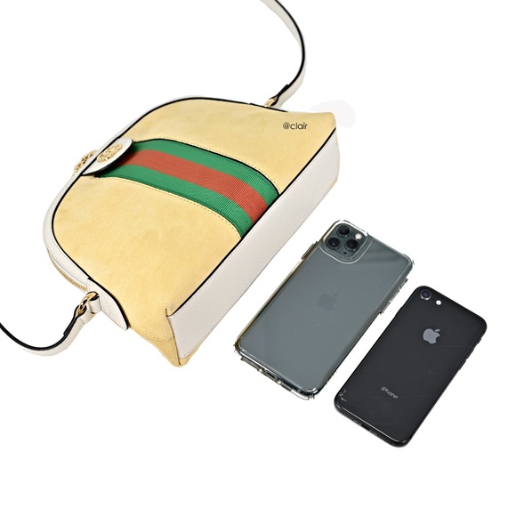 Gucci Ophidia Small Suede & Leather Cross Body Bag - Picture 4 of 8